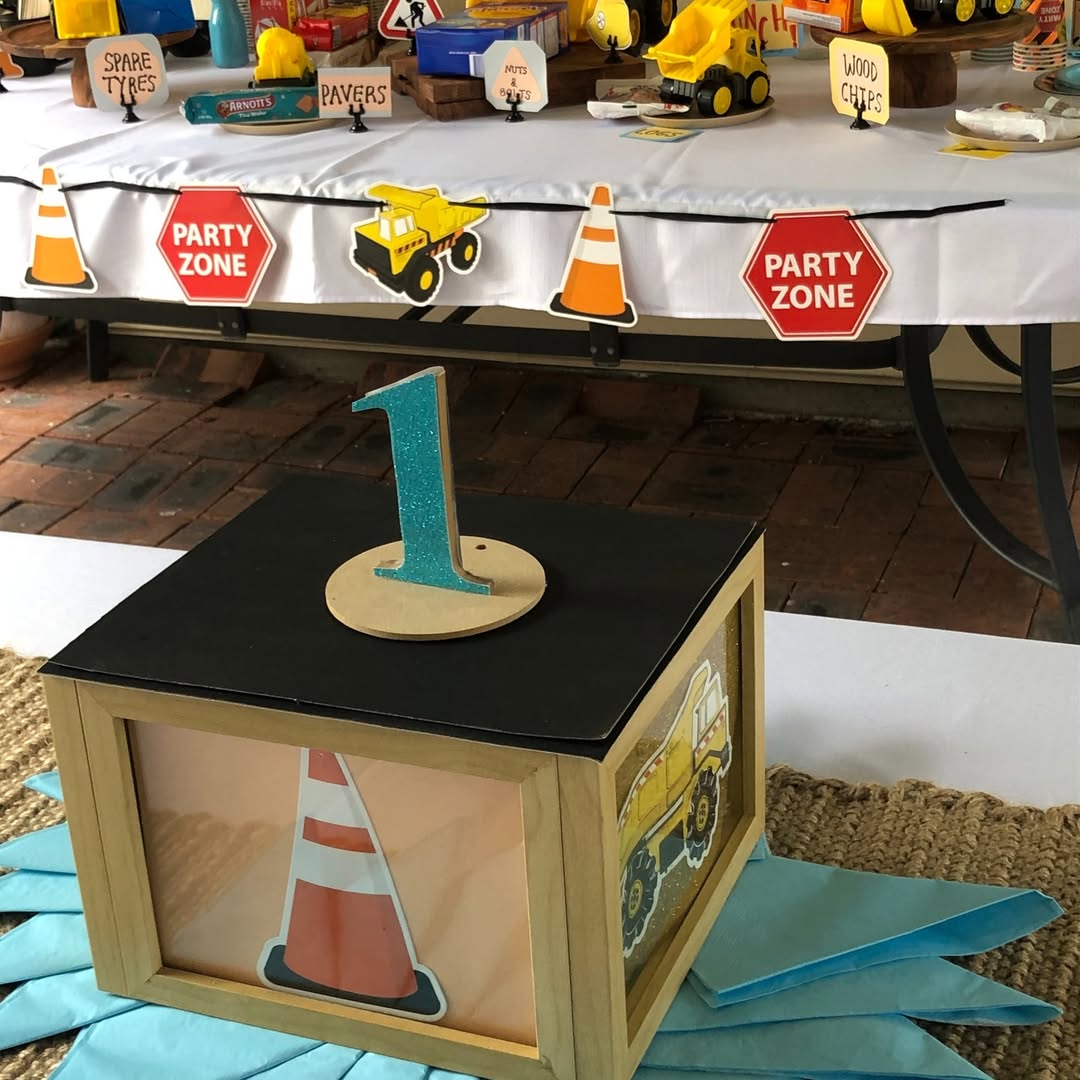 Construction themed party
